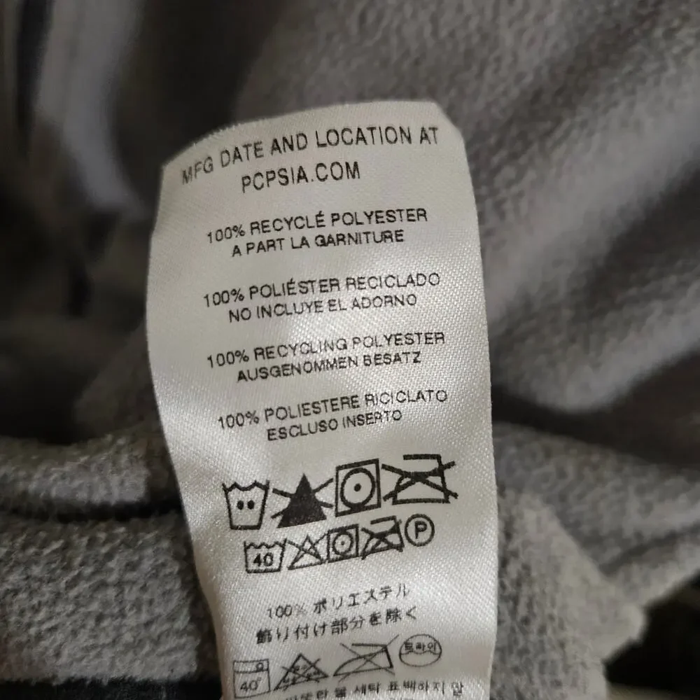 Patagonia Girls' Micro D Snap-T Jacket gray pink